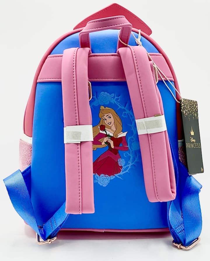 Loungefly Aurora Cosplay Mini Backpack Disney Sleeping Beauty Bag Straps