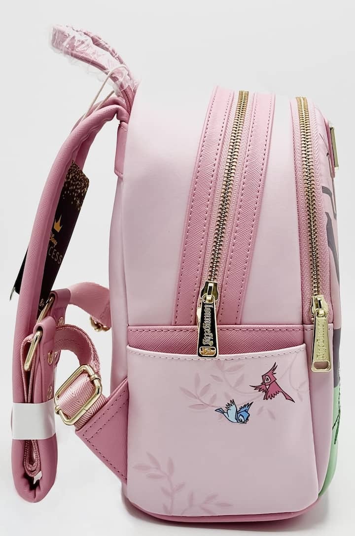 Loungefly Aurora Critters Mini Backpack Sleeping Beauty Animals Bag Right Side