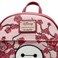 Loungefly Baymax Sakura Cherry Blossom Mini Backpack Big Hero Six 6 Front Top