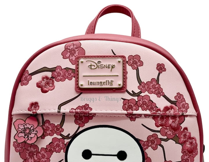 Loungefly Baymax Sakura Cherry Blossom Mini Backpack Big Hero Six 6 Front Top