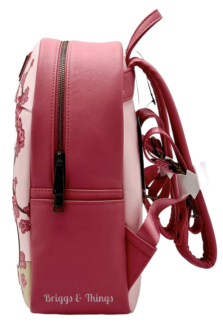 Loungefly Baymax Sakura Cherry Blossom Mini Backpack Big Hero Six 6 Left Side