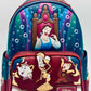 Loungefly Be Our Guest Mini Backpack Disney Beauty and the Beast Bag Front Full View