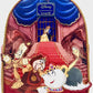 Loungefly Beauty and the Beast Ballroom Mini Backpack WonderCon Bag Front Full View