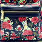 Loungefly Beauty and the Beast Roses Mini Backpack Belle AOP Bag Front Pocket
