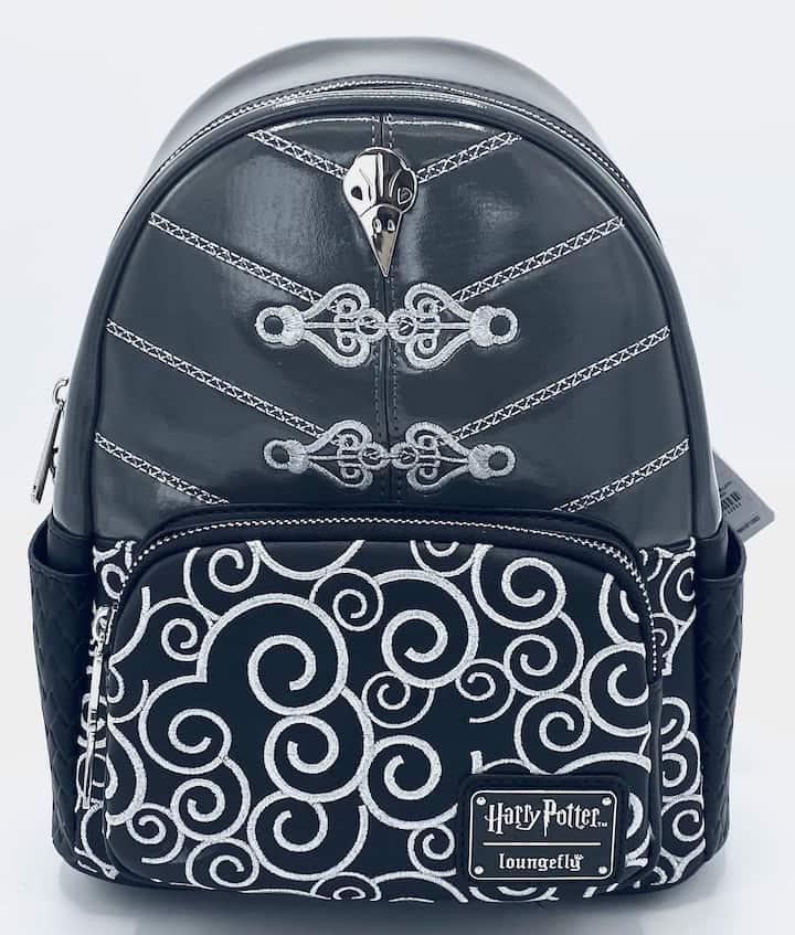 Loungefly Bellatrix Lestrange Mini Backpack Harry Potter Cosplay Bag Front Full View