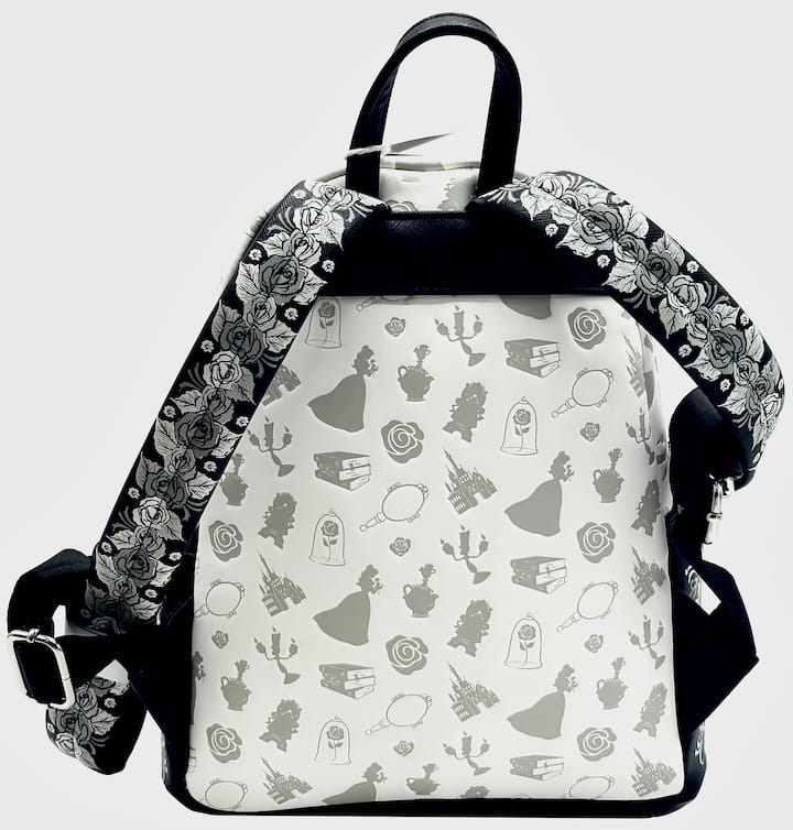 Loungefly Belle Sketch Mini Backpack Disney Beauty & the Beast Bag Back