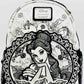 Loungefly Belle Sketch Mini Backpack Disney Beauty & the Beast Bag Front Full View
