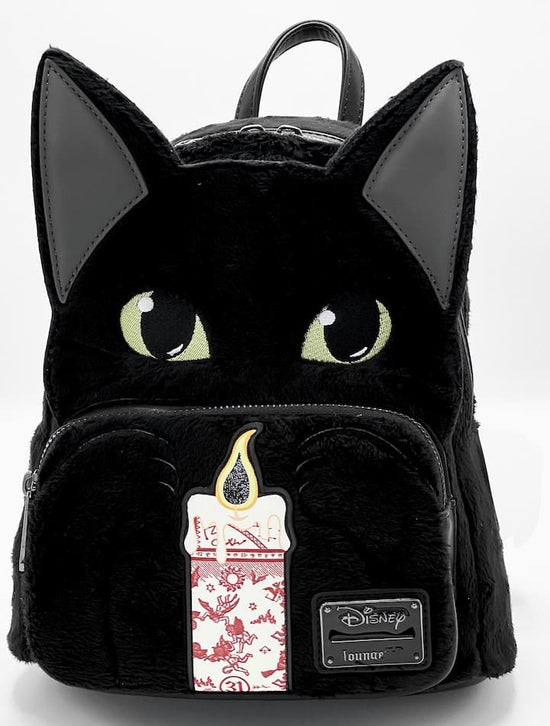 Loungefly Binx Mini Backpack Disney Hocus Pocus Plush Cosplay Bag Front Full View