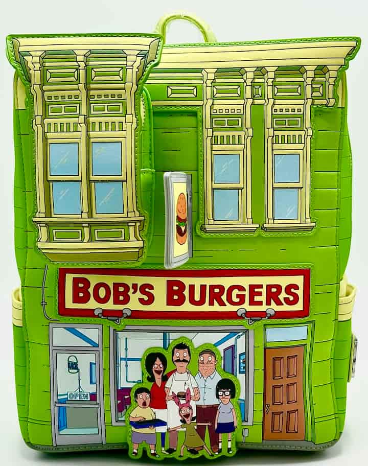 Loungefly Bob's Burgers Mini Backpack Cosplay Bag Front Full View