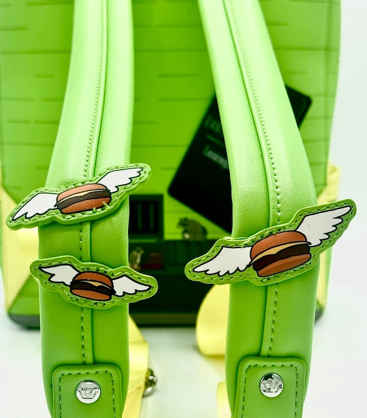 Loungefly Bob's Burgers Mini Backpack Cosplay Bag Straps Close Up