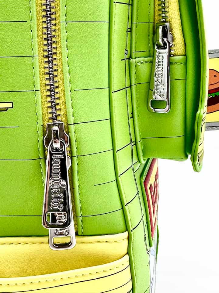 Loungefly Bob's Burgers Mini Backpack Cosplay Bag Zips