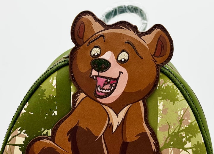 Loungefly Brother Bear Mini Backpack Disney Koda Kenai Bag Front Top