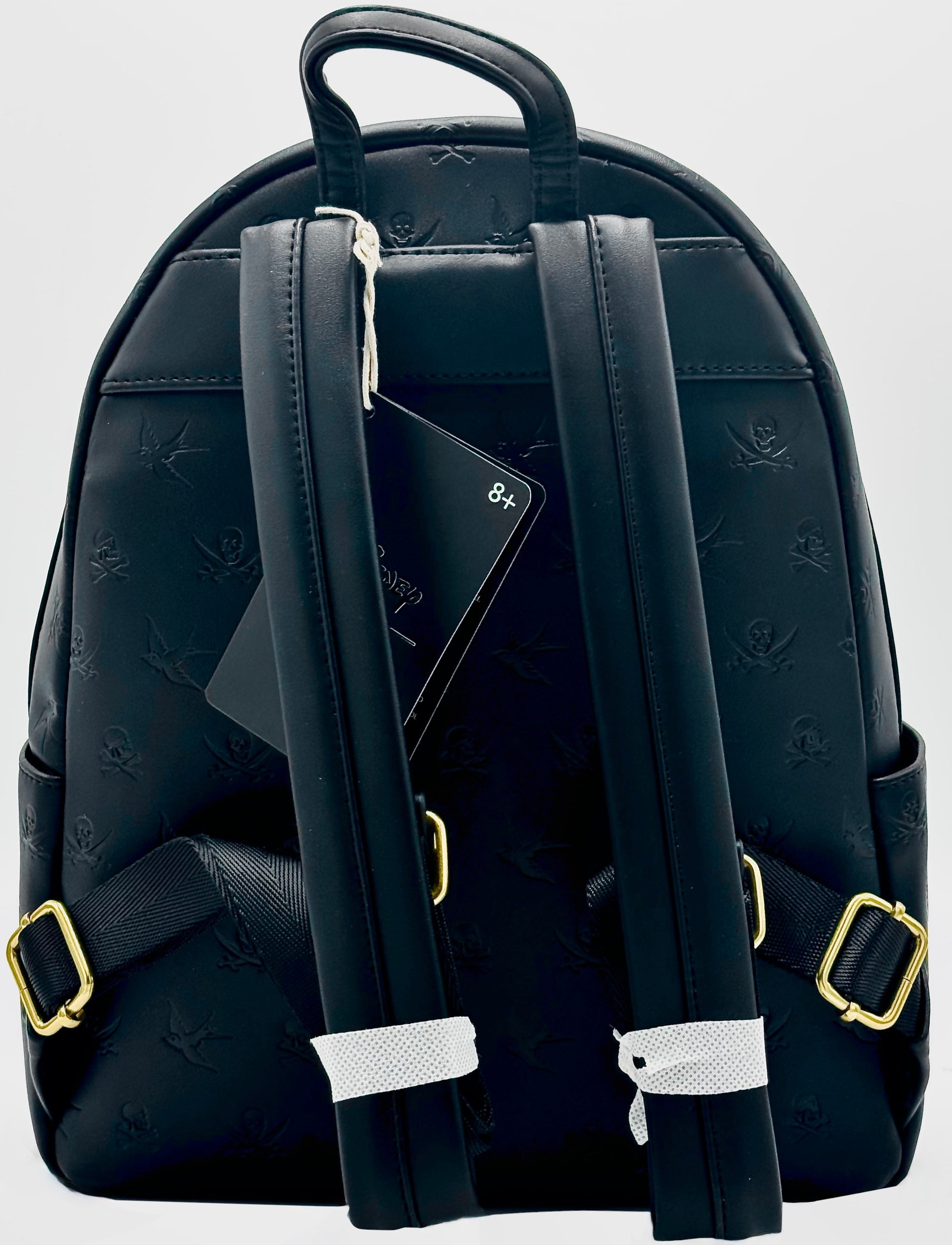 Loungefly Captain Jack Sparrow Mini Backpack Pirates Skull Bag Straps