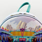 Loungefly Cars Flo's Diner Scene Mini Backpack Disney Pixar Glow Bag Front Top