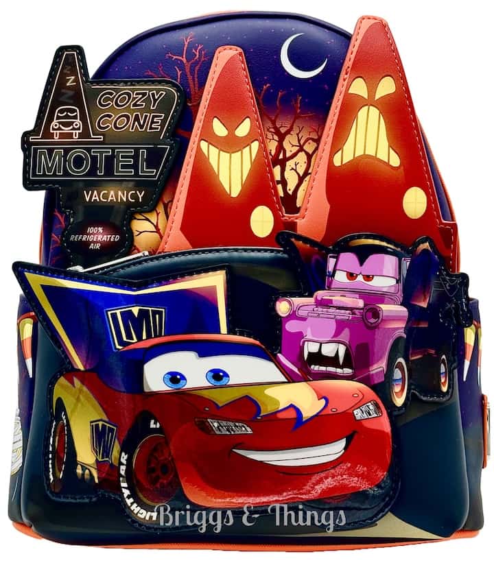 Loungefly Cars Halloween Costumes Mini Backpack Disney Pixar Bag Front Full View