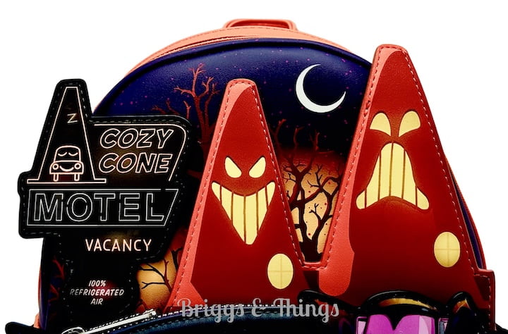 Loungefly Cars Halloween Costumes Mini Backpack Disney Pixar Bag Front Top