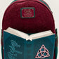 Loungefly Charmed Mini Backpack Book of Shadows Power of Three Bag Front Full View