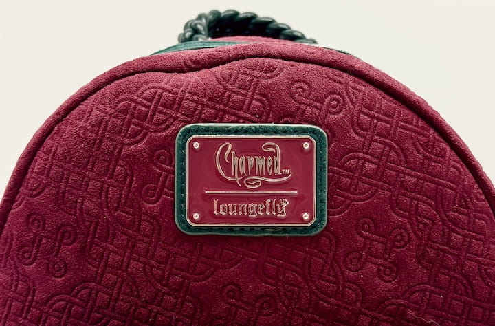 Loungefly Charmed Mini Backpack Book of Shadows Power of Three Bag Front Logo