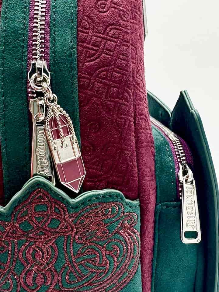 Loungefly Charmed Mini Backpack Book of Shadows Power of Three Bag Zips