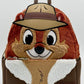 Loungefly Chip Mini Backpack Disney Plush Cosplay Chip 'n Dale Bag Front Full View