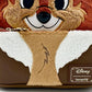 Loungefly Chip Mini Backpack Disney Plush Cosplay Chip 'n Dale Bag Front Pocket