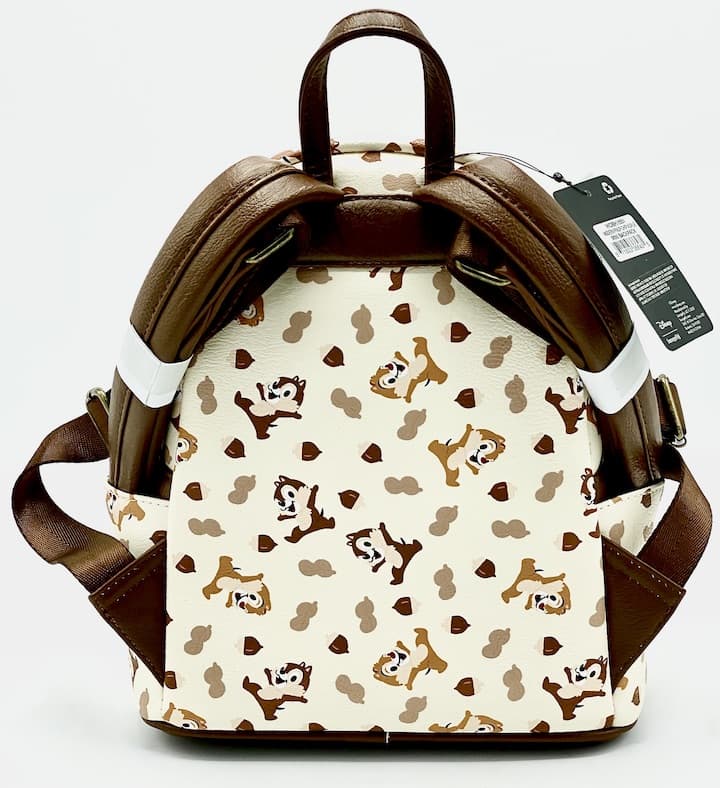 Loungefly Chip N Dale Mini Backpack Acorn AOP Disney Chipmunk Bag Back