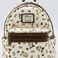 Loungefly Chip N Dale Mini Backpack Acorn AOP Disney Chipmunk Bag Front Full View