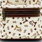 Loungefly Chip N Dale Mini Backpack Acorn AOP Disney Chipmunk Bag Front Pocket