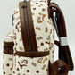 Loungefly Chip N Dale Mini Backpack Acorn AOP Disney Chipmunk Bag Left Side