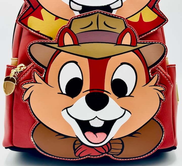 Loungefly Chip and Dale Mini Backpack Disney BAM Exclusive Bag Front Bottom