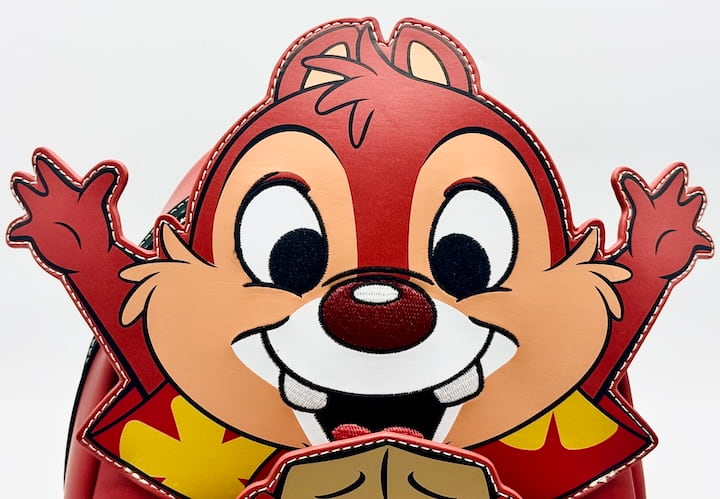 Loungefly Chip and Dale Mini Backpack Disney BAM Exclusive Bag Front Top