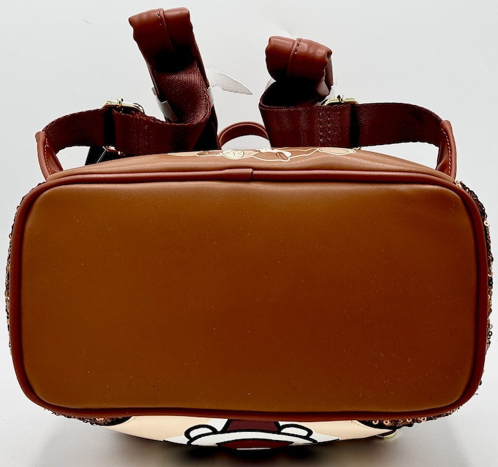 Loungefly Chip and Dale Sequin Mini Backpack Disney Bag Base