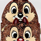 Loungefly Chip and Dale Sequin Mini Backpack Disney Bag Front Full View