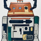 Loungefly Chopper Mini Backpack C1-10P Star Wars WonderCon Bag Front Full View Lights Off Arms Up