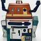 Loungefly Chopper Mini Backpack C1-10P Star Wars WonderCon Bag Front Full View Lights On Feet Backward