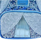 Loungefly Cinderella Sequin Mini Backpack Blue Disney Princess Bag Front Pocket