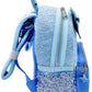 Loungefly Cinderella Sequin Mini Backpack Blue Disney Princess Bag Right Side