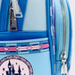 Loungefly Cinderella Stained Glass Portrait Mini Backpack Disney Bag Zips