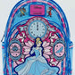 Loungefly Cinderella Stained Glass Portrait Mini Backpack Disney Bag Front Full View