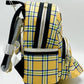 Loungefly Clueless Cher Mini Backpack Yellow Plaid Cosplay Bag Right Side