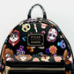 Loungefly Coco AOP Mini Backpack Disney Pixar Bag All Over Print Front Enamel Logo