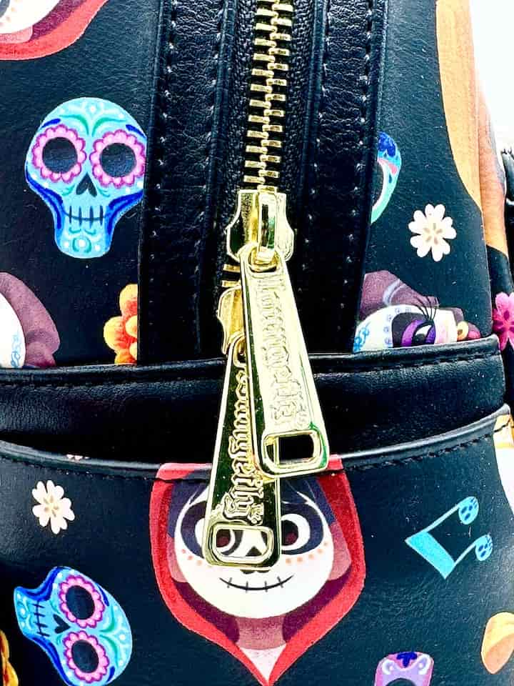 Loungefly Coco AOP Mini Backpack Disney Pixar Bag All Over Print Zips