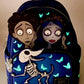 Loungefly Corpse Bride Mini Backpack Victor Emily Zero Butterfly Bag Glow In The Dark Effect