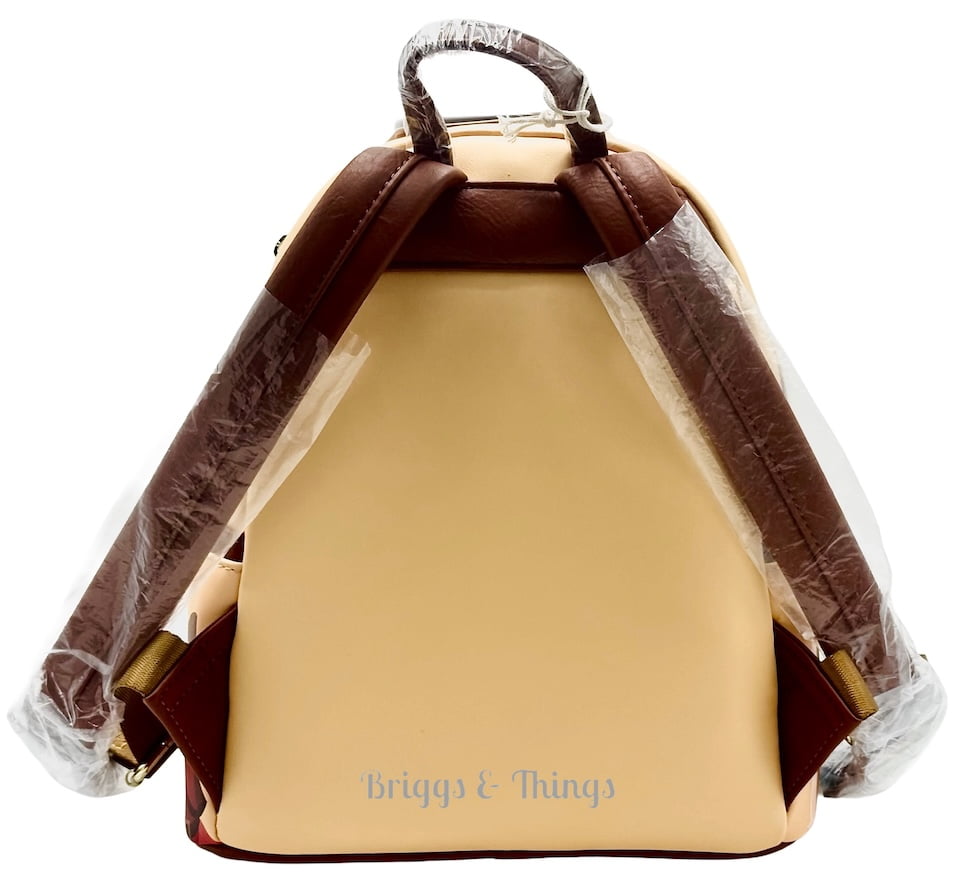 Loungefly D23 Belle Book Shop Mini Backpack Beauty and the Beast Bag Back