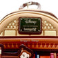 Loungefly D23 Belle Book Shop Mini Backpack Beauty and the Beast Bag Front Top