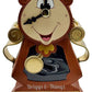 Loungefly D23 Cogsworth Figural Crossbody Bag Beauty and the Beast Front Full View Stance 1