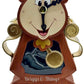 Loungefly D23 Cogsworth Figural Crossbody Bag Beauty and the Beast Front Full View Stance 2