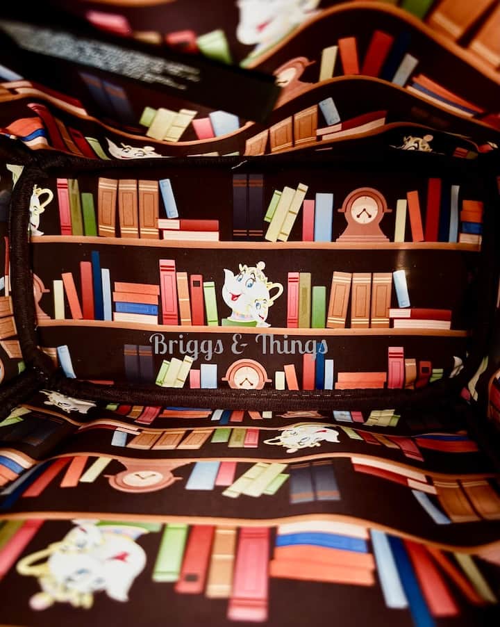 Loungefly D23 Cogsworth Figural Crossbody Bag Beauty and the Beast Inside