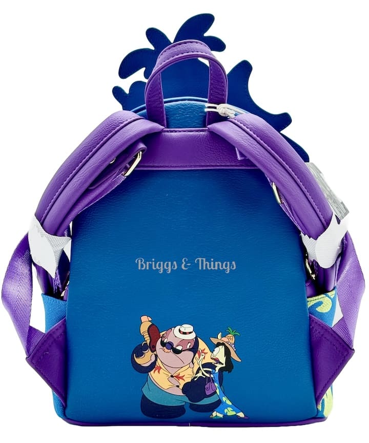 Loungefly D23 Pleakley in Disguise Mini Backpack Lilo and Stitch Bag Back
