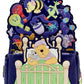 Loungefly D23 Winnie the Pooh Mini Backpack Heffalumps Bag Front Full View Spin Down